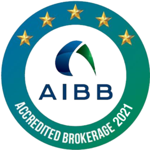 AIBB Brokerage Accreditation Logos 2021 Approved 5 Star